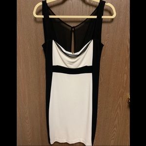 Black and White Cocktail Dress